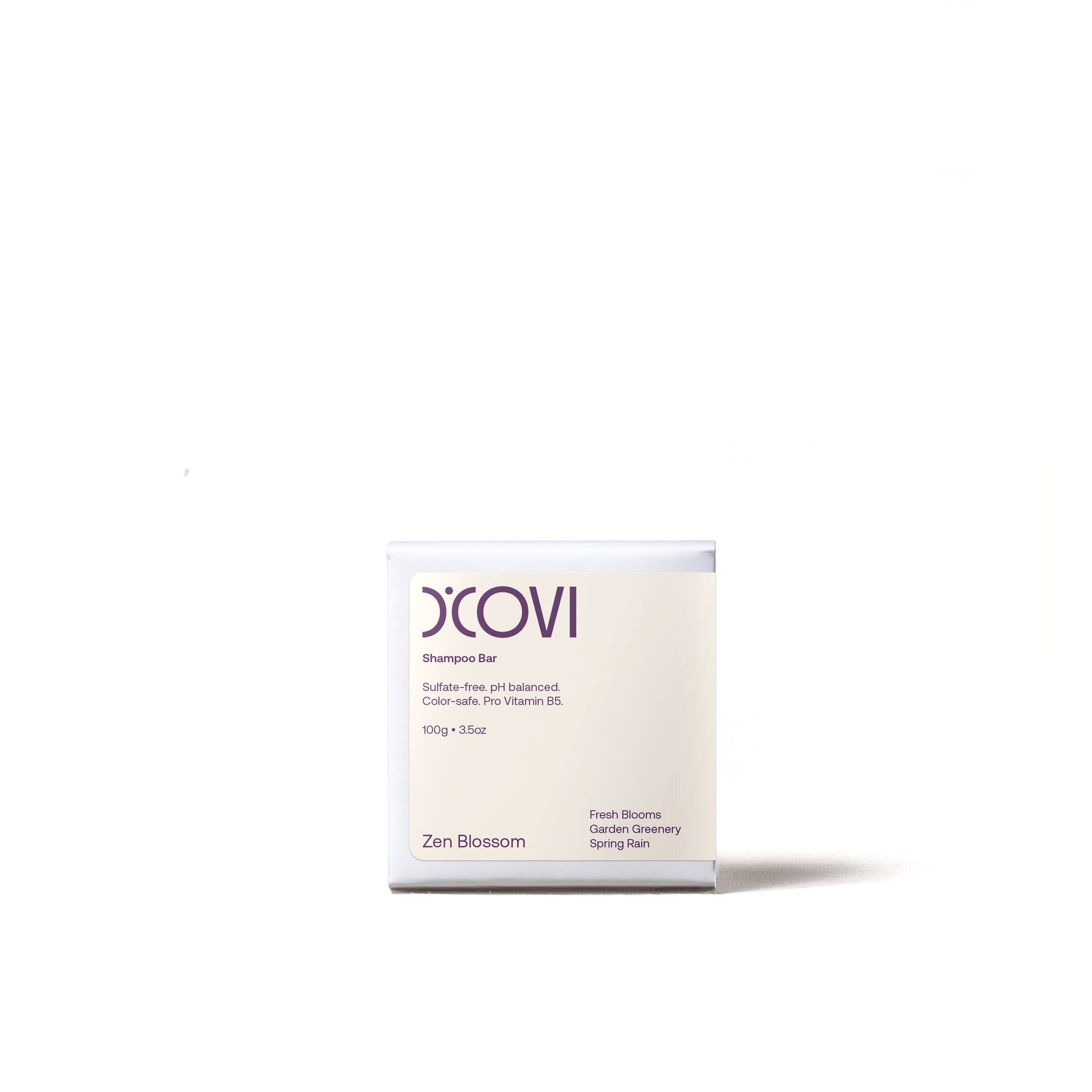 D'Covi Zen Blossom bar soap packaging on a white background