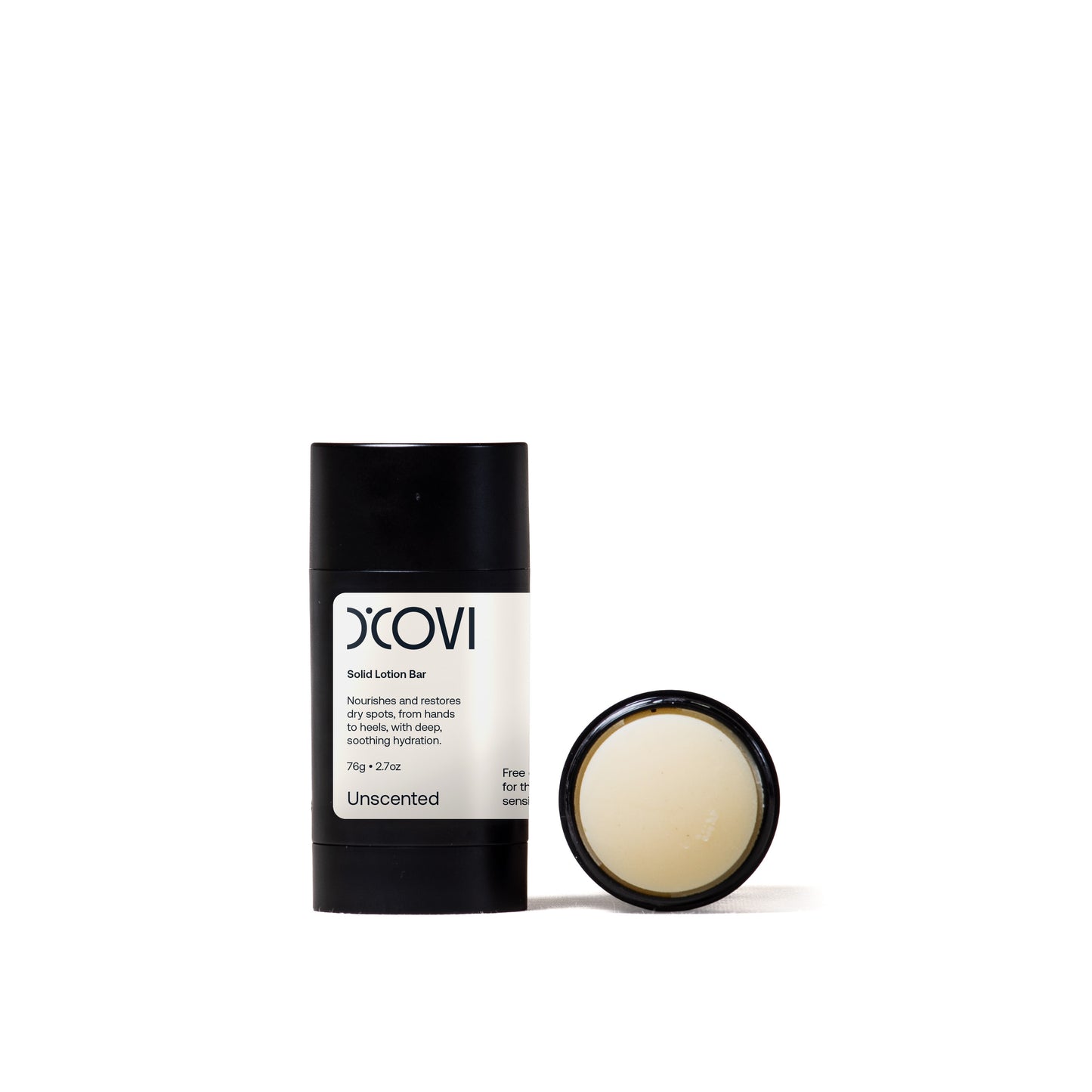 D'Covi Solid Lotion Bar Tube, Unscented